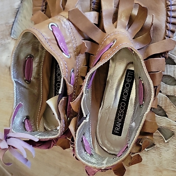 Francesco Morichetti Boho Moccasins - Picture 2 of 5